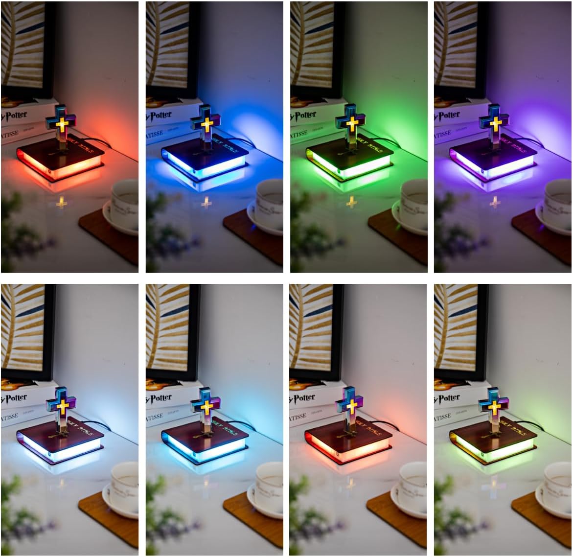 Levitating Cross Lamp