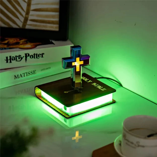 Levitating Cross Lamp