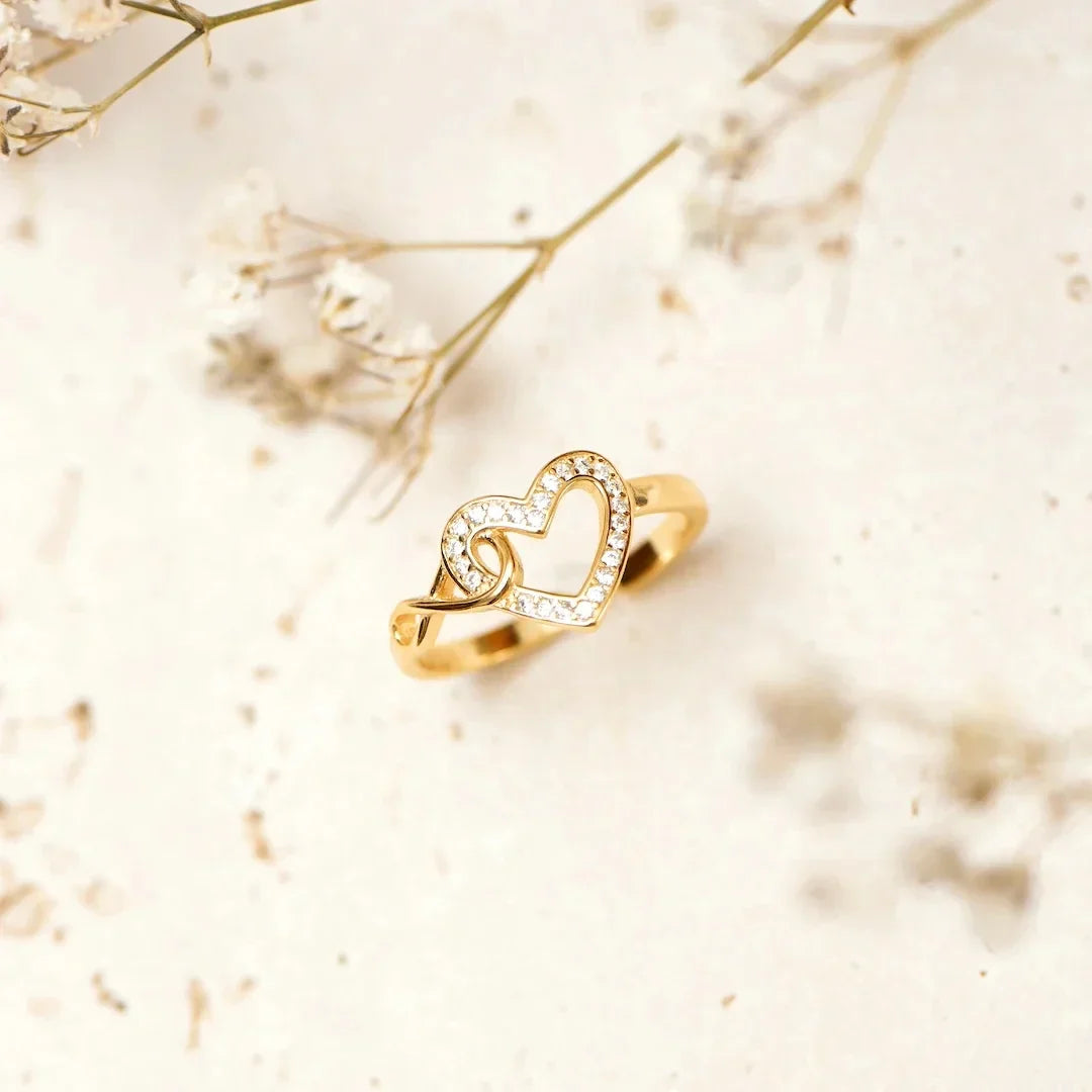 Always In My Heart Infinity Heart Ring