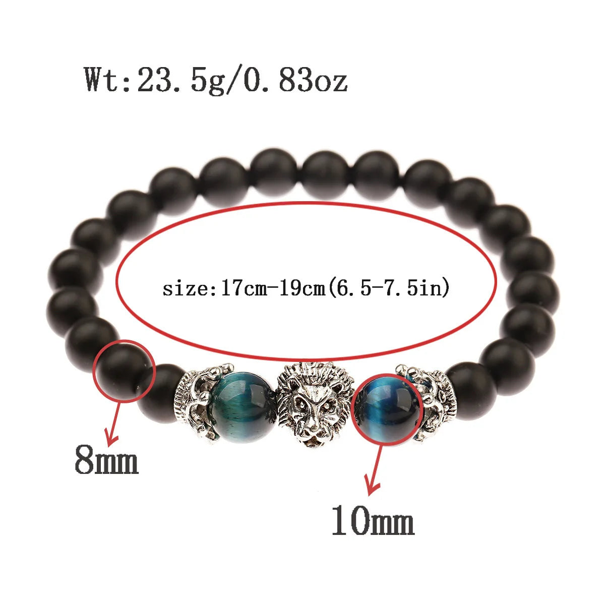 To My Grandson - Lion Eye Protection Bracelet