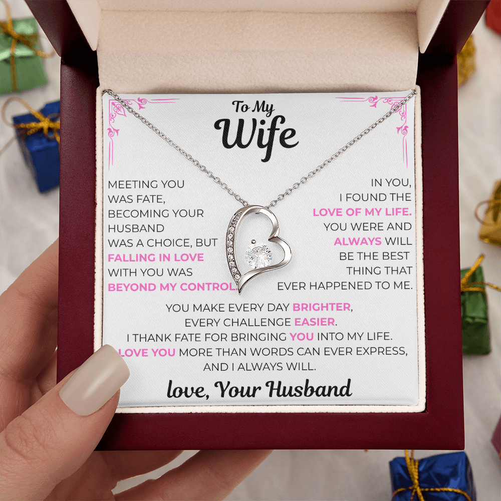 To My Wife - Love of my Life Necklace
