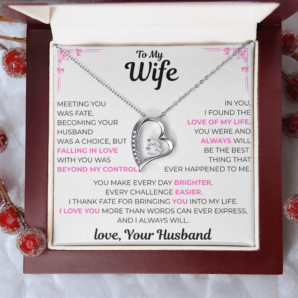 To My Wife - Love of my Life Necklace