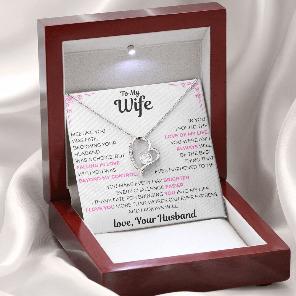 To My Wife - Love of my Life Necklace