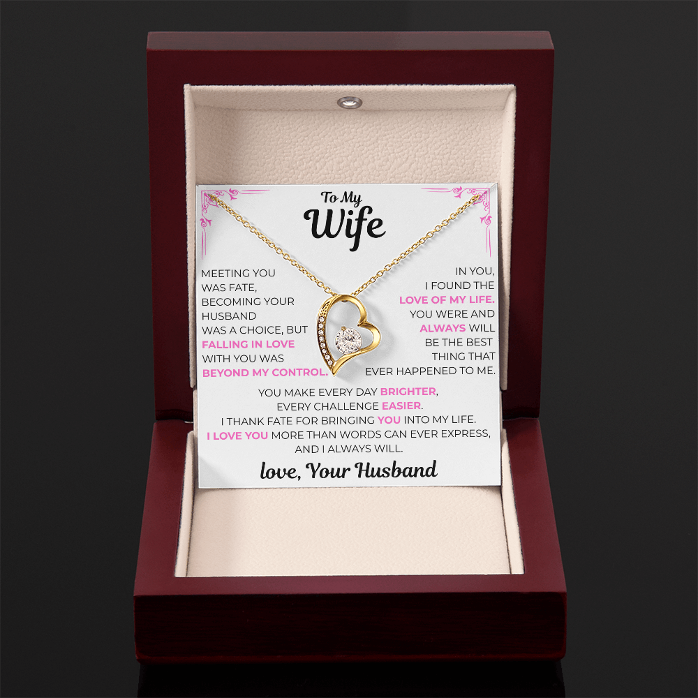 To My Wife - Love of my Life Necklace