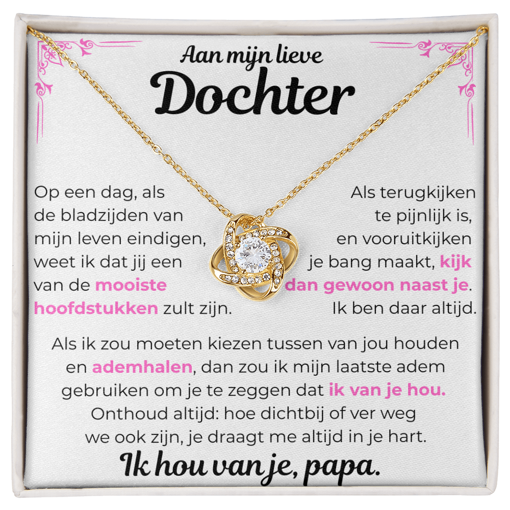 Aan mijn lieve Dochter - Ketting voor dochter