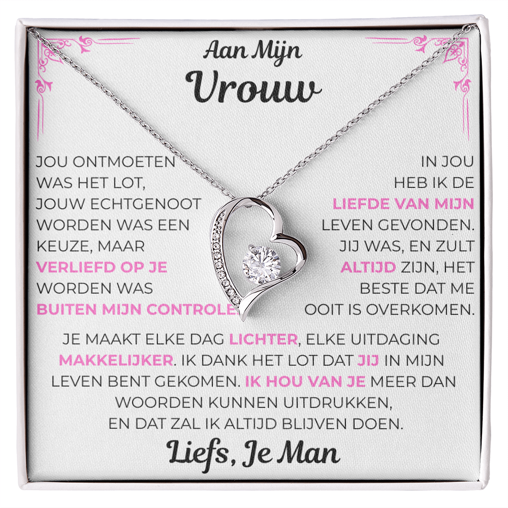 Aan mijn vrouw - Liefde van mijn leven ketting