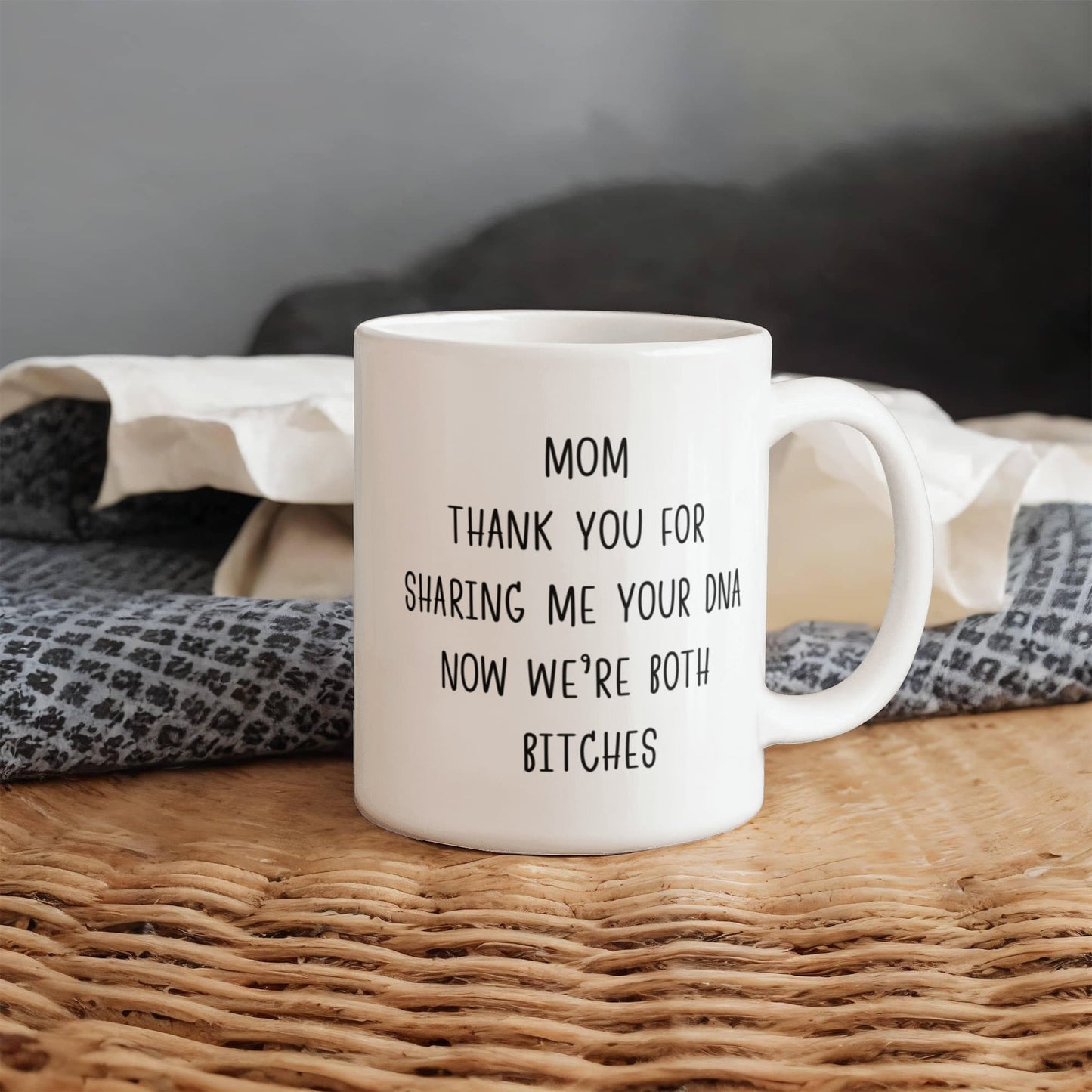 Mom thanks for sharing DNA Mug