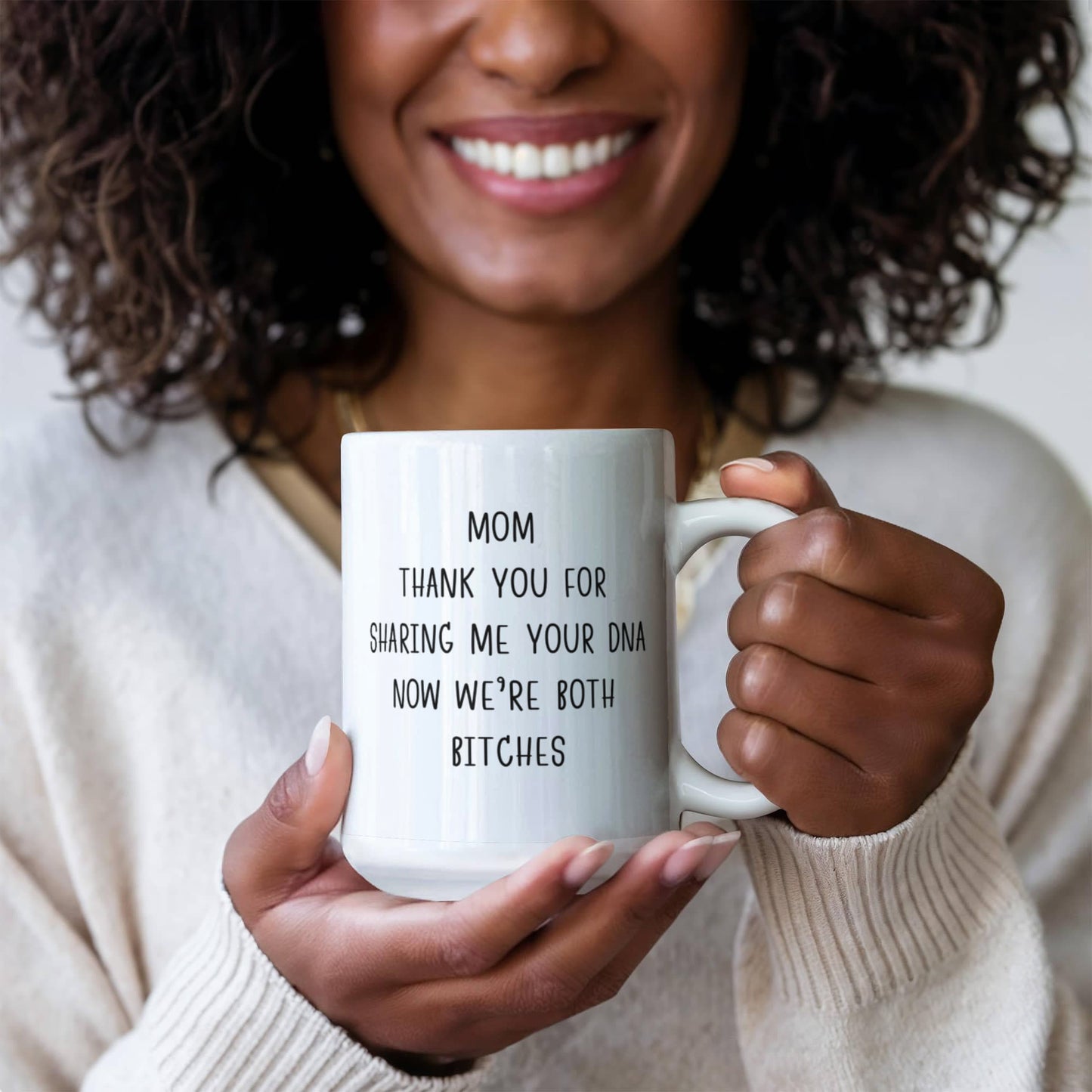 Mom thanks for sharing DNA Mug