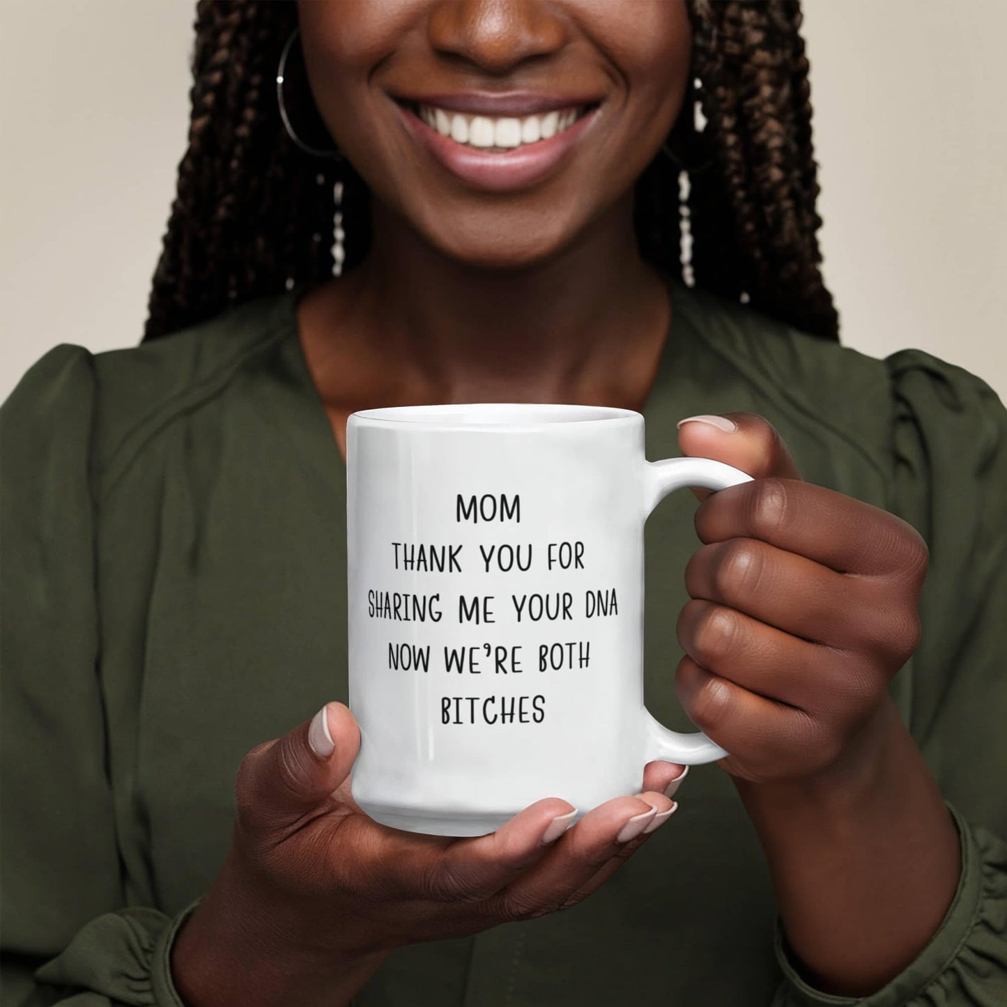 Mom thanks for sharing DNA Mug