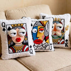 Poker King Throw Pillow