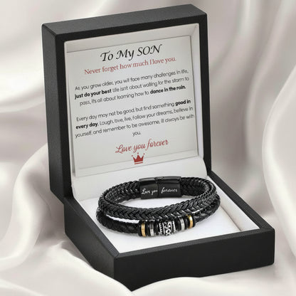 To My Son - Love You Forever Bracelet