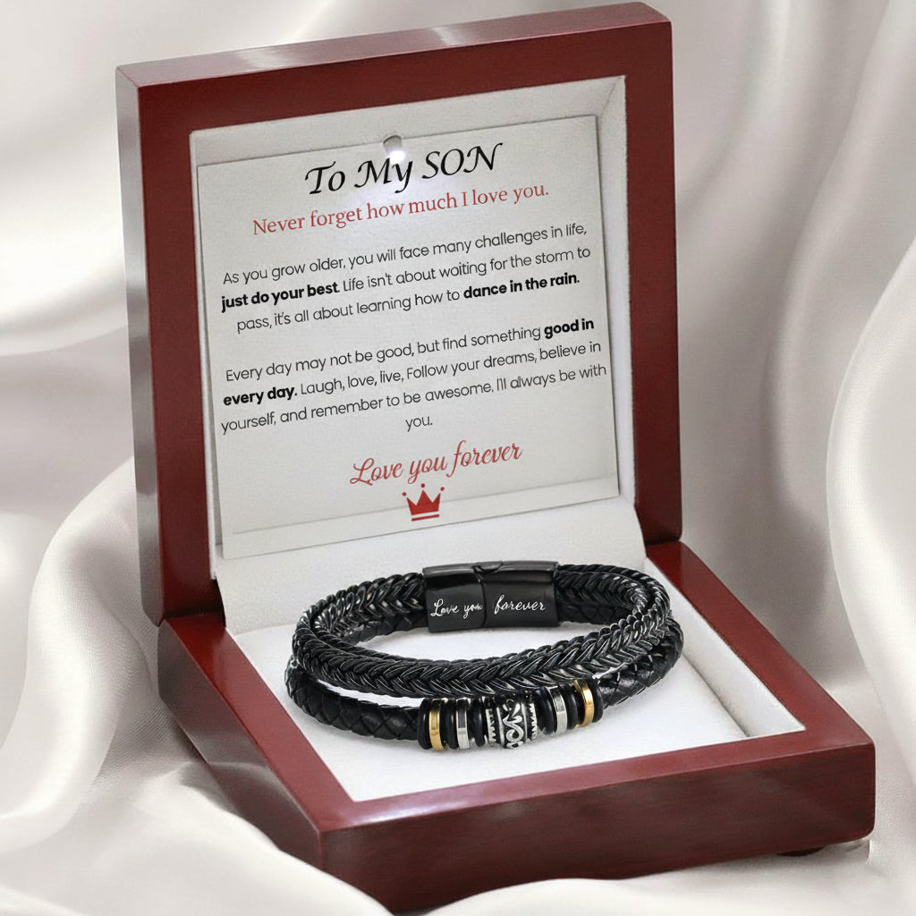 To My Son - Love You Forever Bracelet