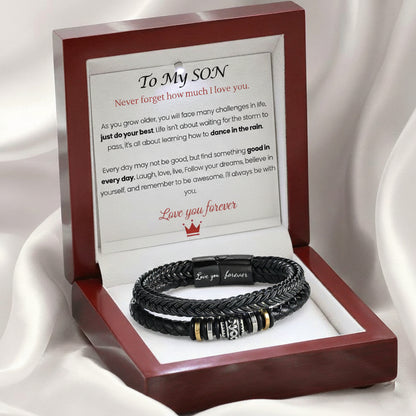 To My Son - Love You Forever Bracelet