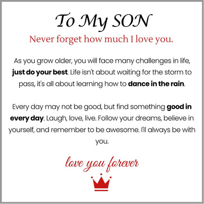 To My Son - Love You Forever Bracelet