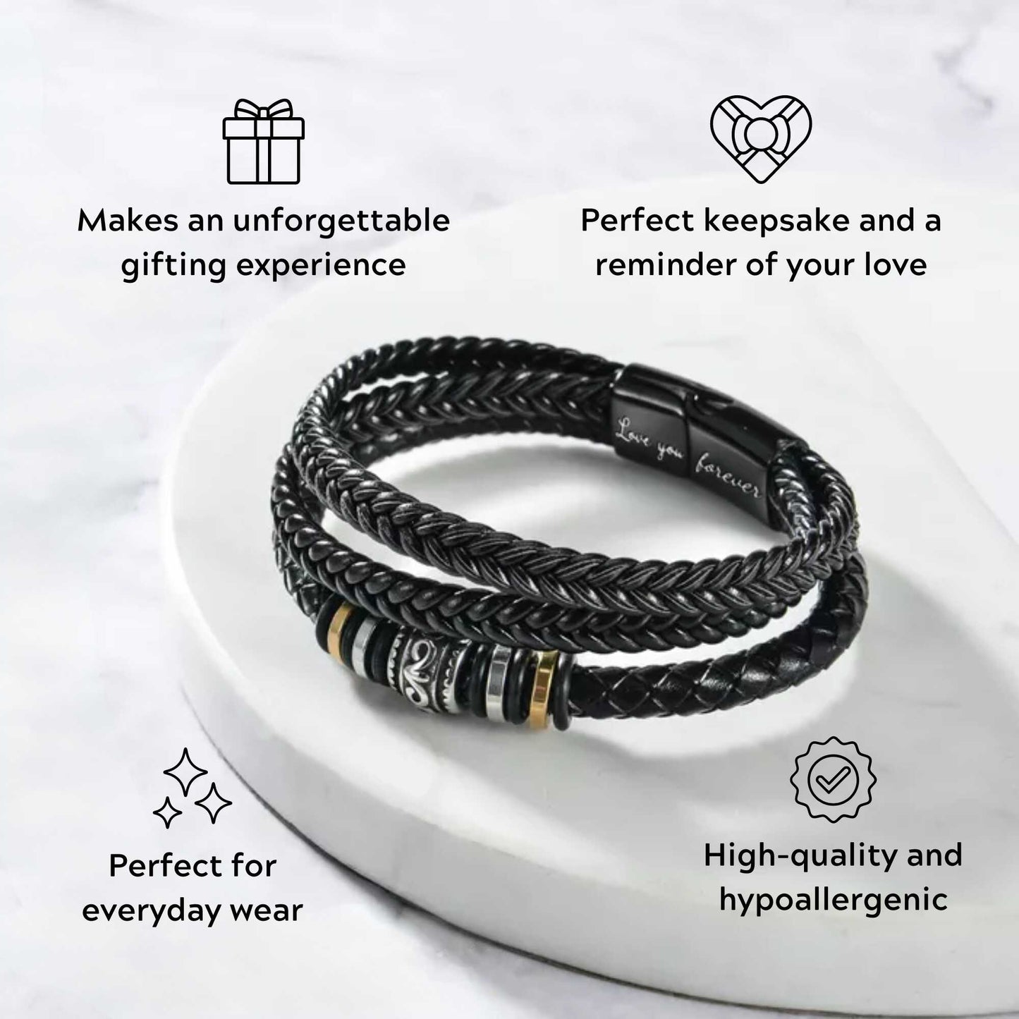 To My Son - Love You Forever Bracelet