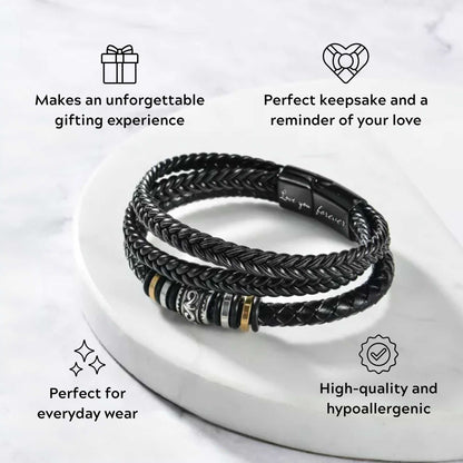 To My Son - Love You Forever Bracelet