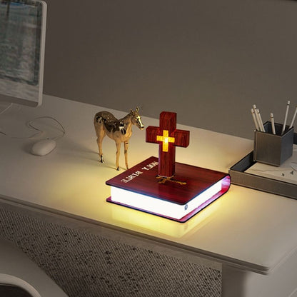 Levitating Cross Lamp