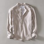 Kyoto Henley Linen Shirt