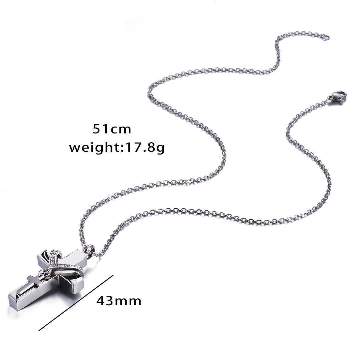 Pamper Soul™ Cross Memorial Necklace