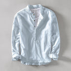 Kyoto Henley Linen Shirt