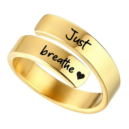 Just Breathe Ring