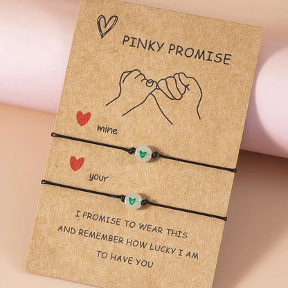 Pinky Promise Couple's Bracelet