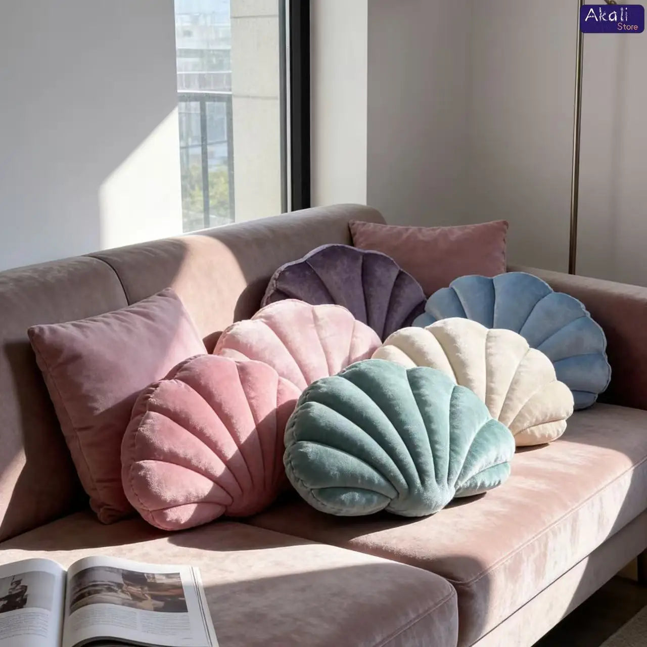 Coastal Clam Pillow