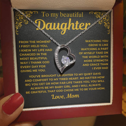 To My Beautiful Daughter - I Thank God - Gift from Mom