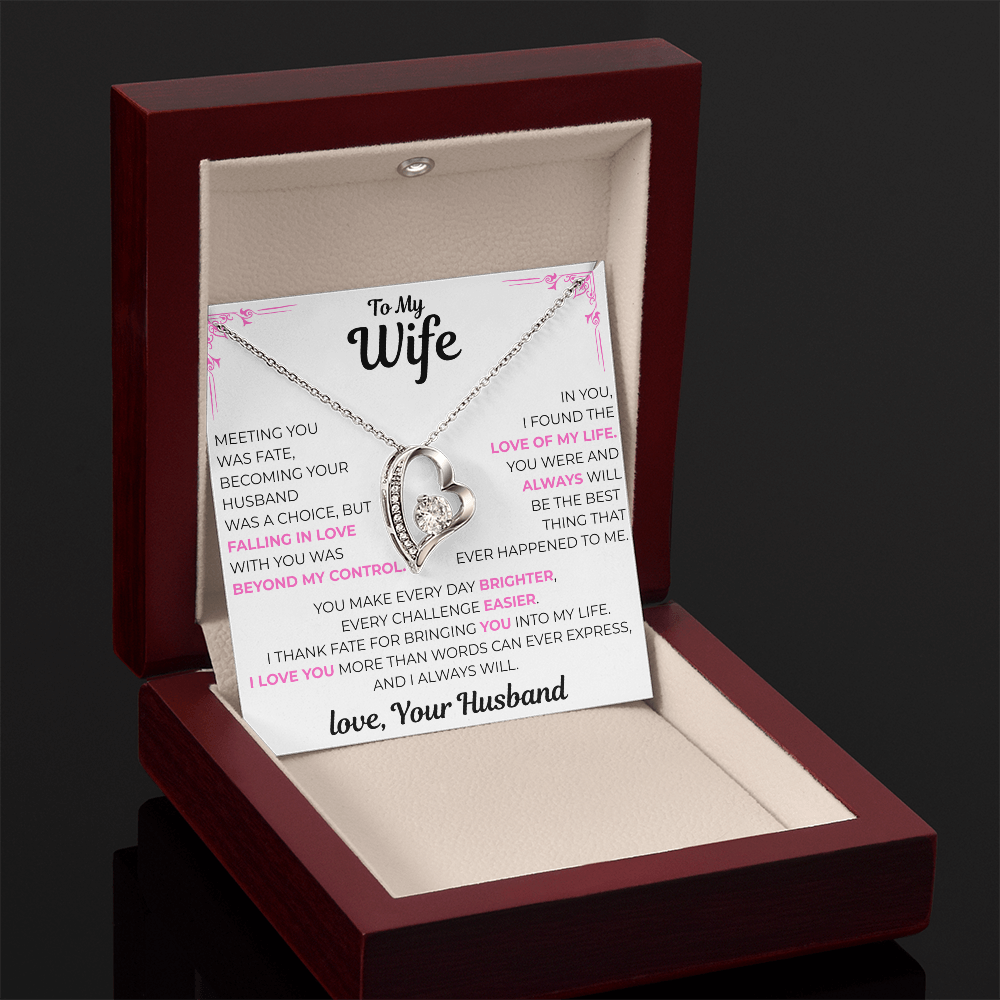 To My Wife - Love of my Life Necklace