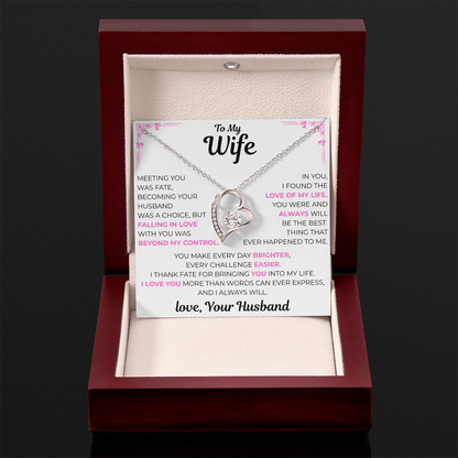 To My Wife - Love of my Life Necklace