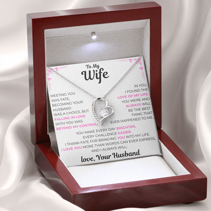 To My Wife - Love of my Life Necklace