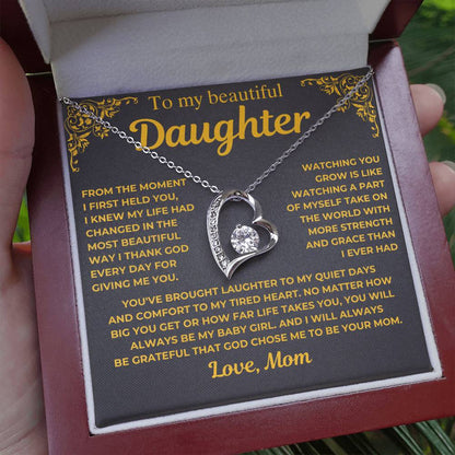 To My Beautiful Daughter - I Thank God - Gift from Mom