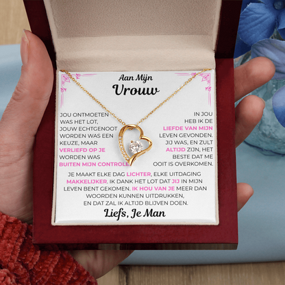 Aan mijn vrouw - Liefde van mijn leven ketting