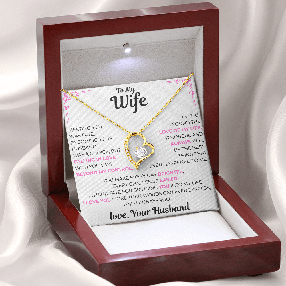 To My Wife - Love of my Life Necklace