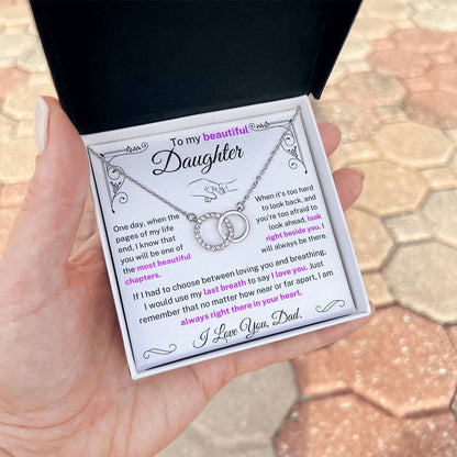 To My Beautiful Daughter - Necklace For Daughter