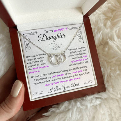 To My Beautiful Daughter - Necklace For Daughter