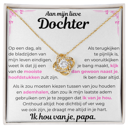 Aan mijn lieve Dochter - Ketting voor dochter