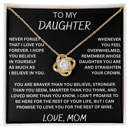 Daughter Necklace Gift from Mom