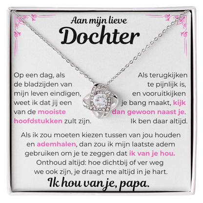 Aan mijn lieve Dochter - Ketting voor dochter
