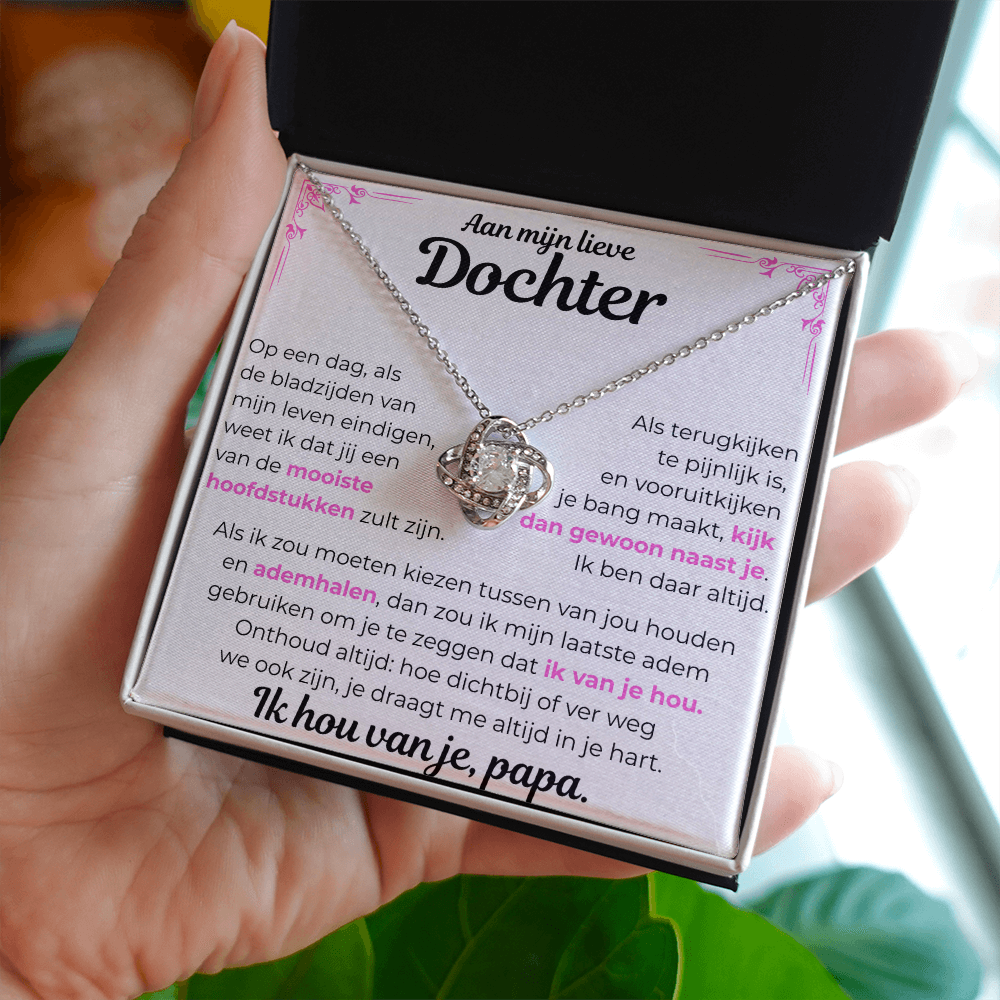 Aan mijn lieve Dochter - Ketting voor dochter