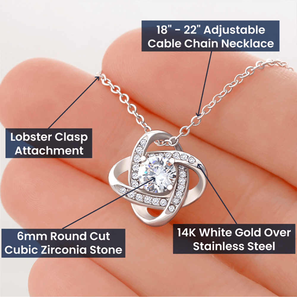 To my wife Necklace - Wish i could turn back the clock