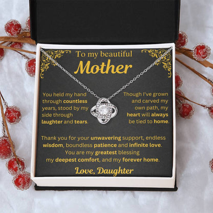 To My Beautiful Mother Necklace - Mothers Day Gift