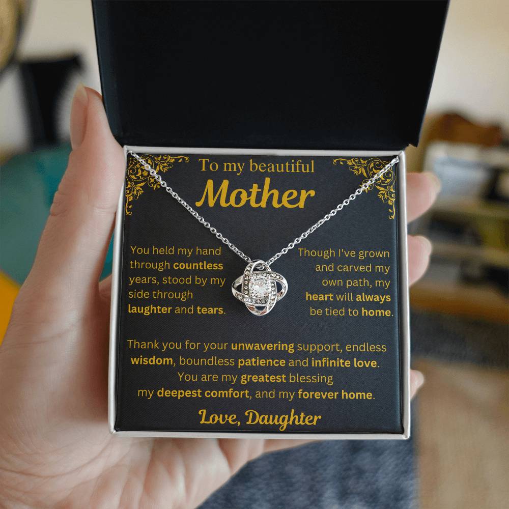 To My Beautiful Mother Necklace - Mothers Day Gift