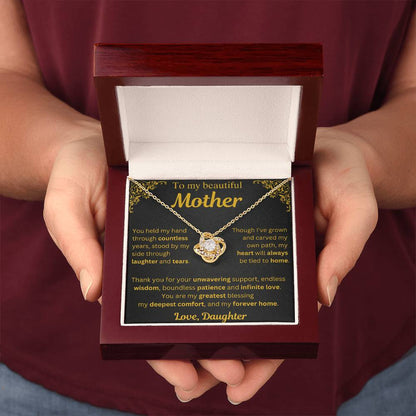 To My Beautiful Mother Necklace - Mothers Day Gift