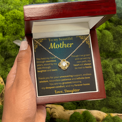 To My Beautiful Mother Necklace - Mothers Day Gift