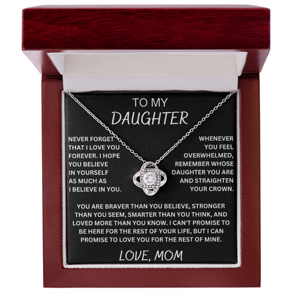 Daughter Necklace Gift from Mom