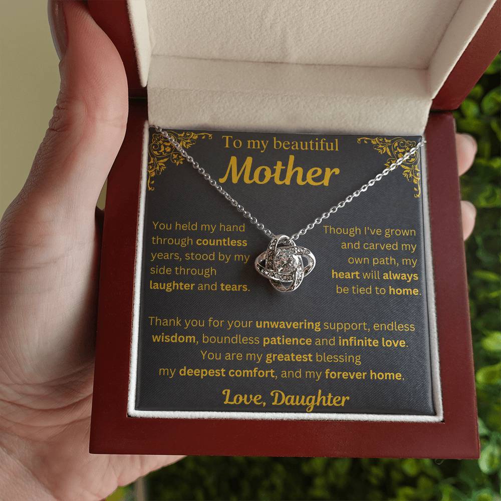 To My Beautiful Mother Necklace - Mothers Day Gift