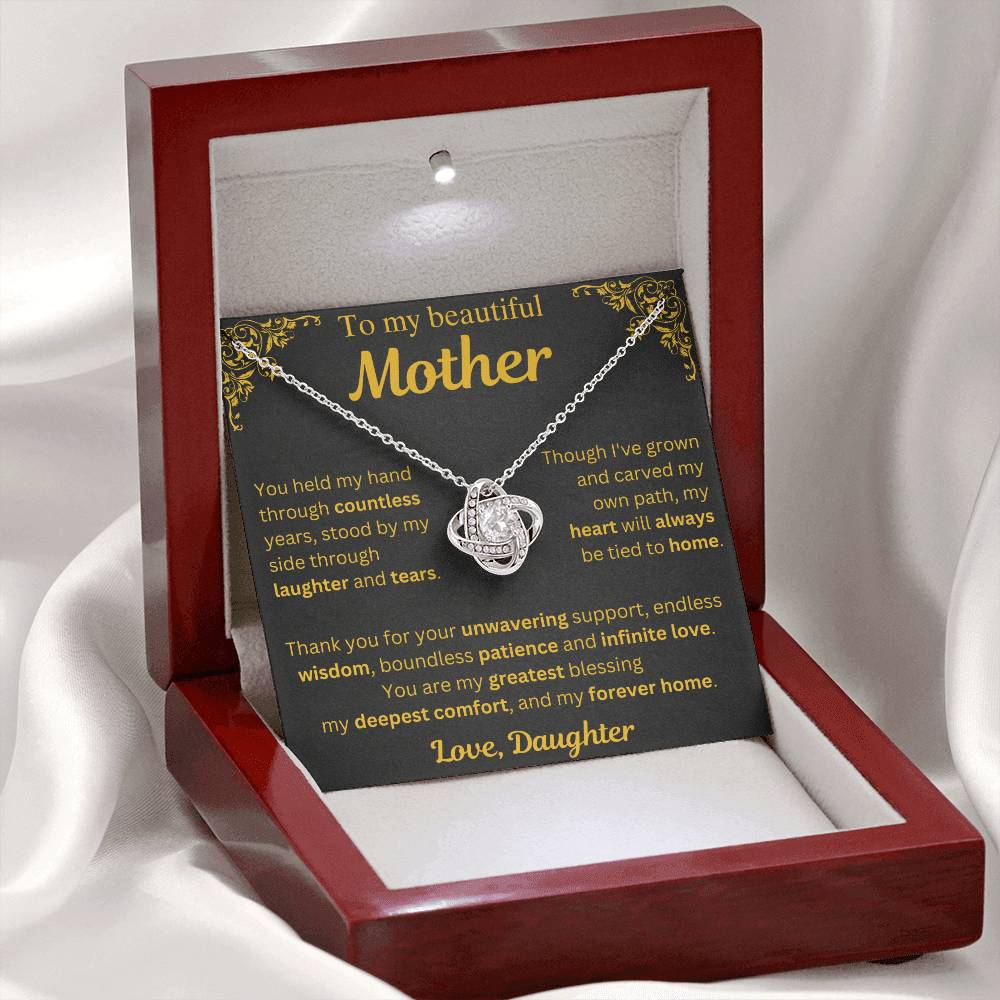 To My Beautiful Mother Necklace - Mothers Day Gift