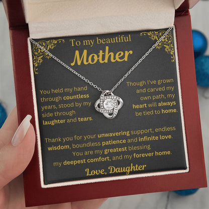 To My Beautiful Mother Necklace - Mothers Day Gift