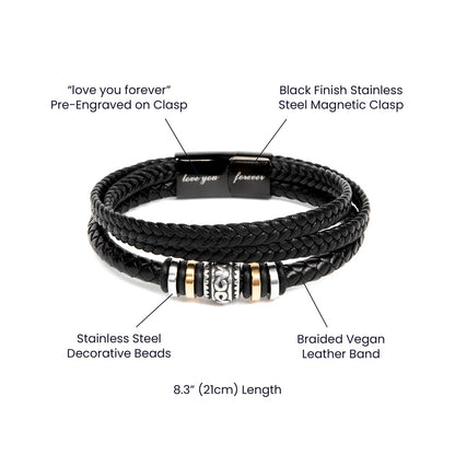 To My Son - Love You Forever - Bracelet